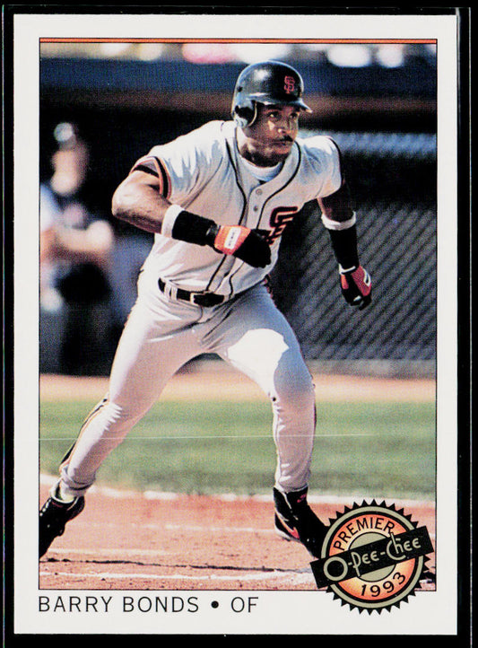 Barry Bonds 1993 O-Pee-Chee Premier #1 San Francisco Giants