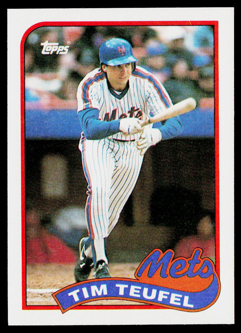 Tim Teufel 1989 Topps #9 New York Mets
