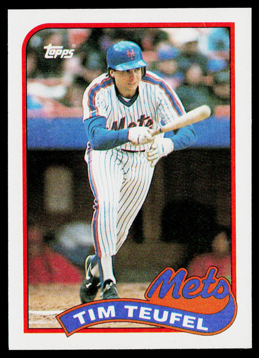 Tim Teufel 1989 Topps #9 New York Mets