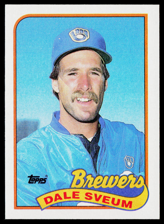 Dale Sveum 1989 Topps #12 Milwaukee Brewers