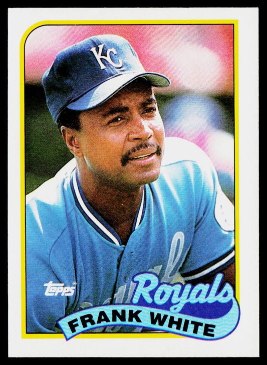 Frank White 1989 Topps #25 Kansas City Royals