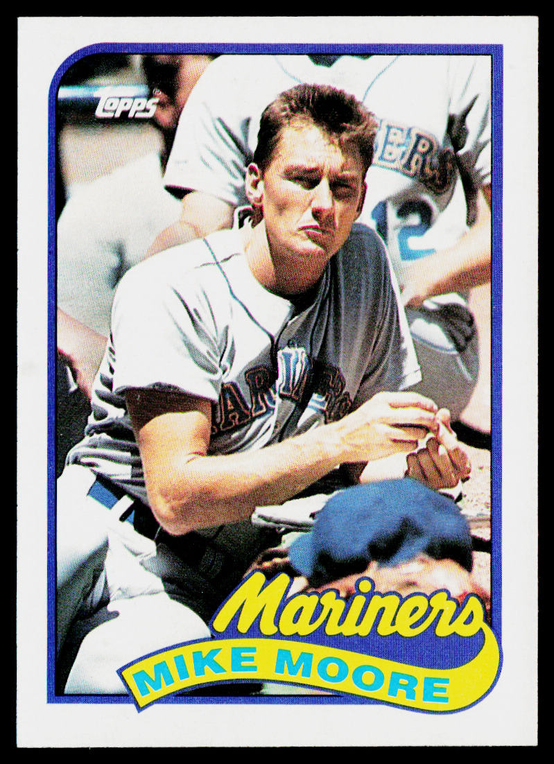 Mike Moore 1989 Topps #28 Seattle Mariners