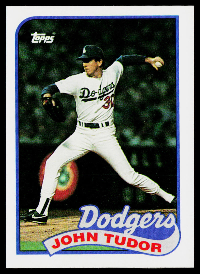 John Tudor 1989 Topps #35 Los Angeles Dodgers