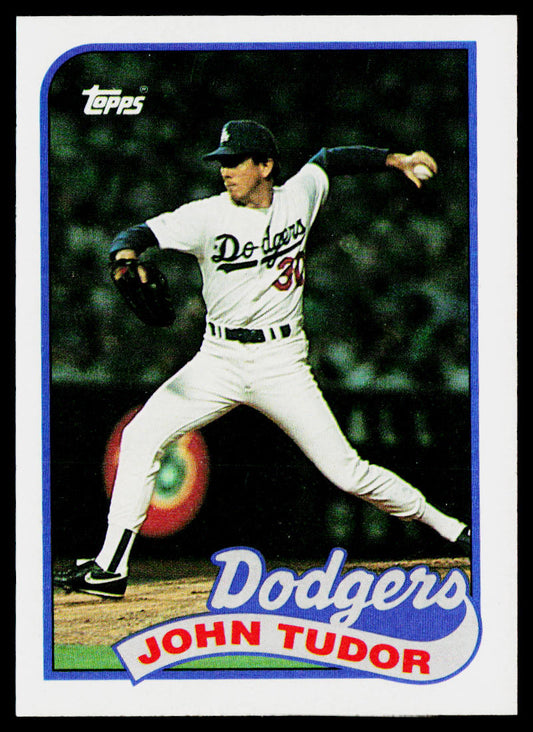 John Tudor 1989 Topps #35 Los Angeles Dodgers