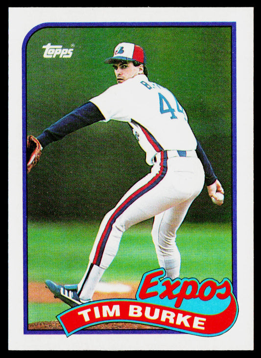 Tim Burke 1989 Topps #48 Montreal Expos