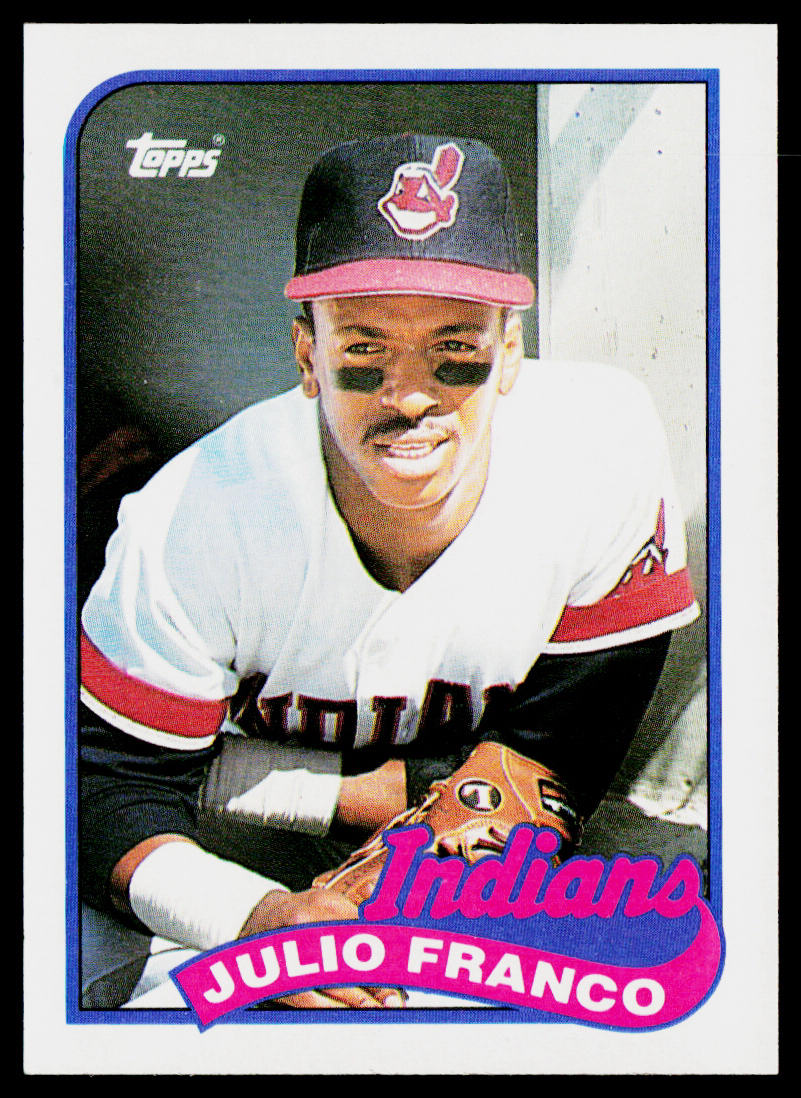 Julio Franco 1989 Topps Doubleheader All-Stars #NNO Cleveland Indians