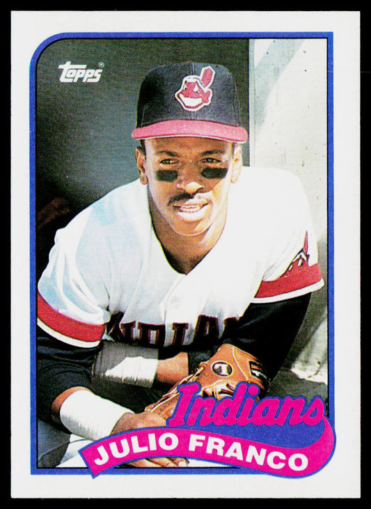 Julio Franco 1989 Topps Doubleheader All-Stars #NNO Cleveland Indians