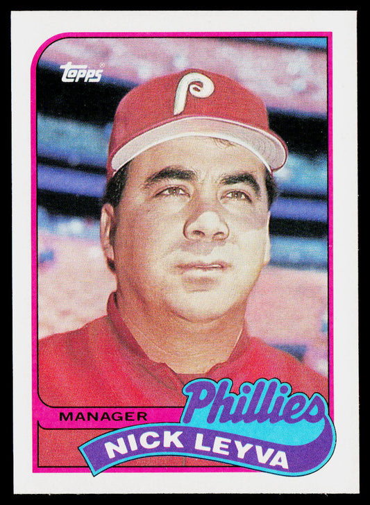 Nick Leyva 1989 Topps #74 Philadelphia Phillies
