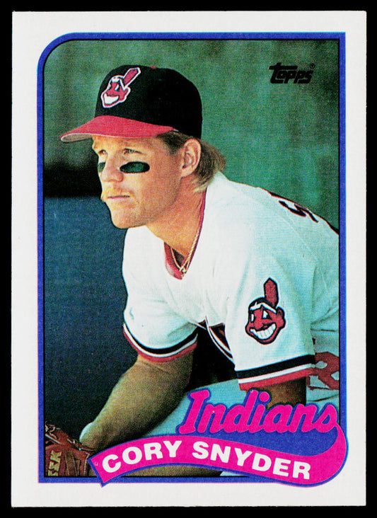 Cory Snyder 1989 Topps #80 Cleveland Indians