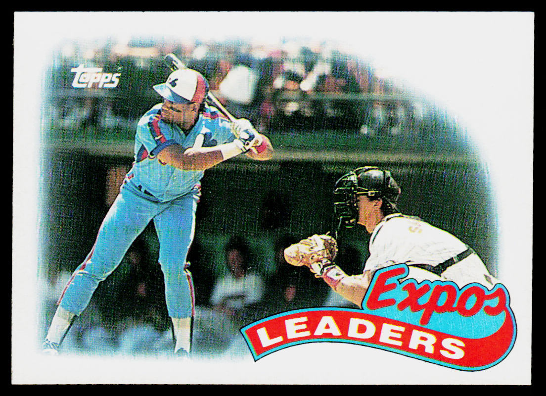 Expos Leaders 1989 Topps #81 Montreal Expos