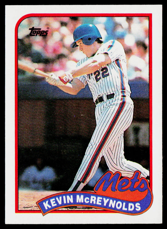 Kevin McReynolds 1989 Topps #85 New York Mets
