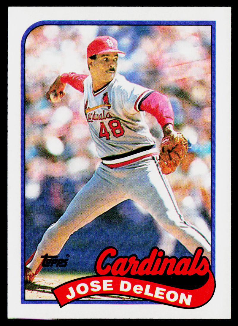 Jose DeLeon 1989 Topps #107 St. Louis Cardinals