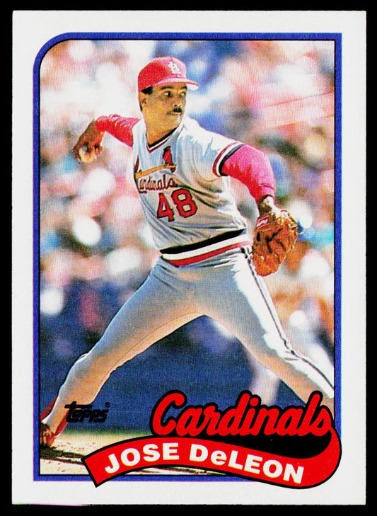 Jose DeLeon 1989 Topps #107 St. Louis Cardinals