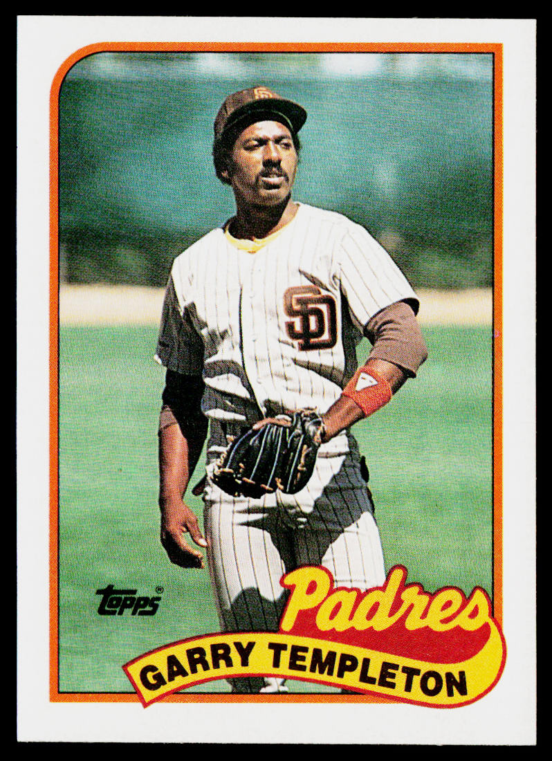 Garry Templeton 1989 Topps #121 San Diego Padres