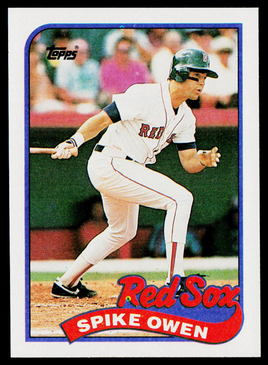 Spike Owen 1989 Topps #123 Boston Red Sox