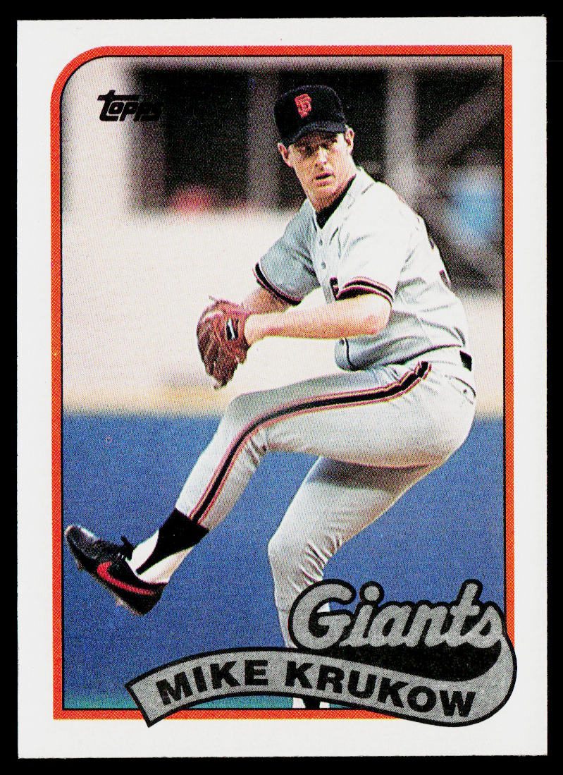 Mike Krukow 1989 Topps #125 San Francisco Giants