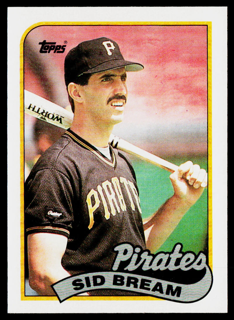 Sid Bream 1989 O-Pee-Chee #126 Pittsburgh Pirates
