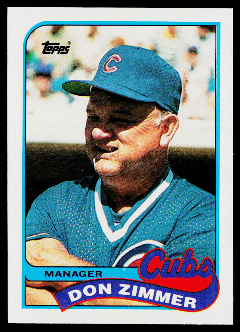 Don Zimmer 1989 Topps #134 Chicago Cubs