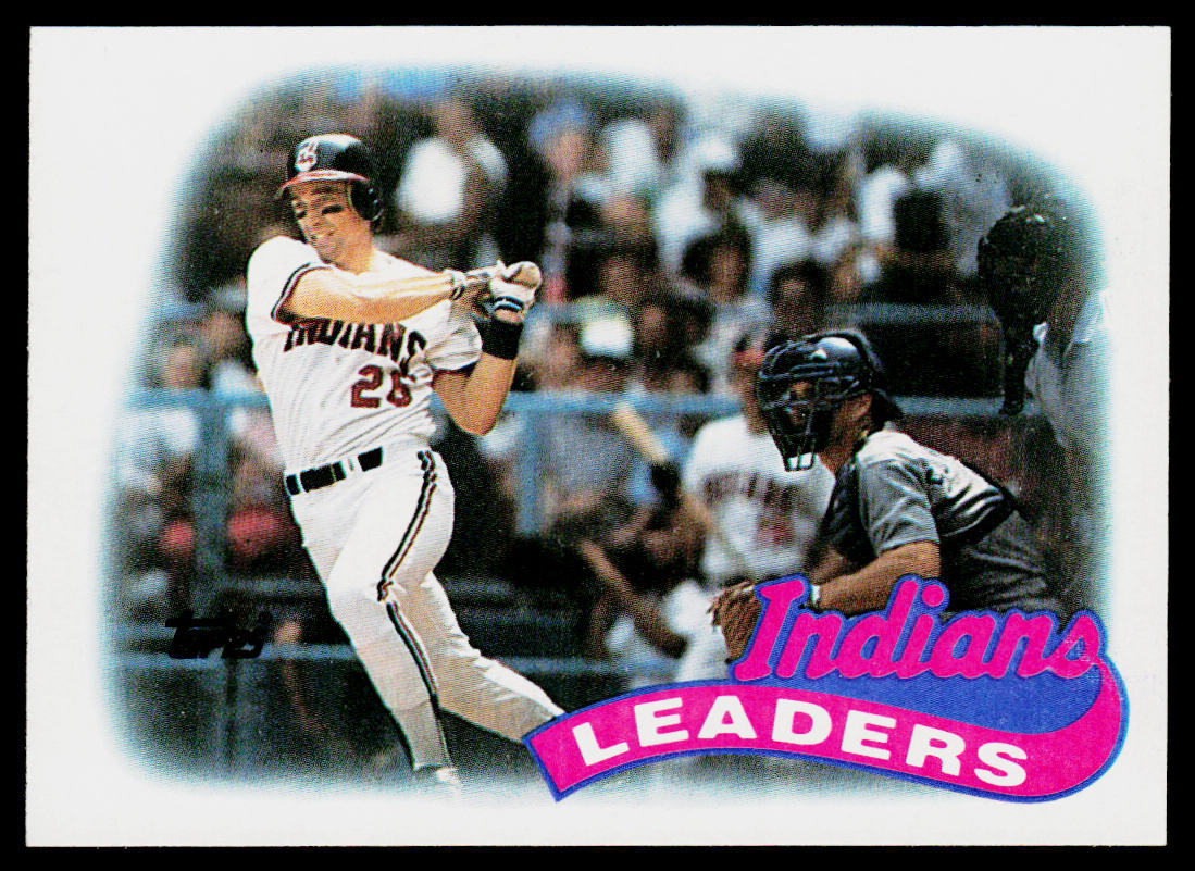 Indians Leaders 1989 Topps #141 Cleveland Indians