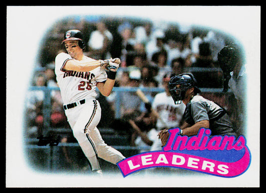 Indians Leaders 1989 Topps #141 Cleveland Indians