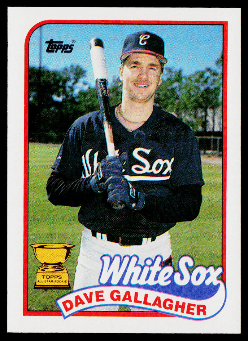 Dave Gallagher 1989 Topps #156 RC Chicago White Sox