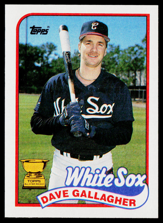 Dave Gallagher 1989 Topps #156 RC Chicago White Sox