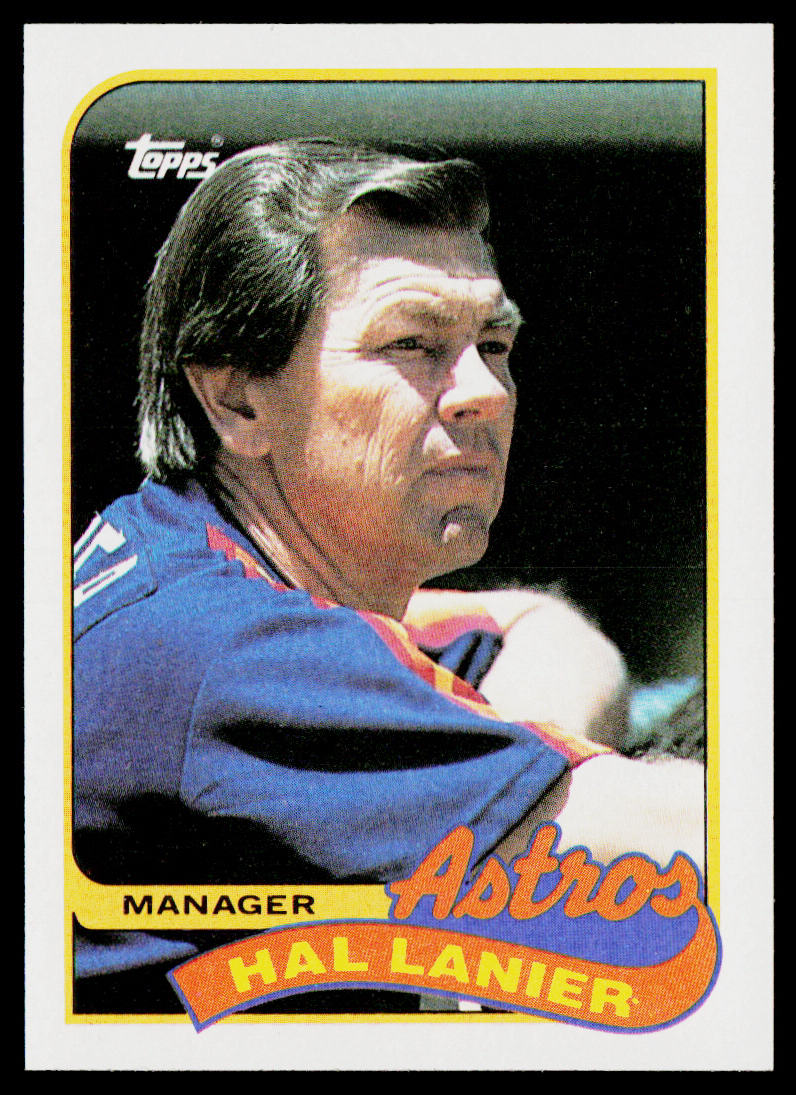 Hal Lanier 1989 Topps #164 Houston Astros