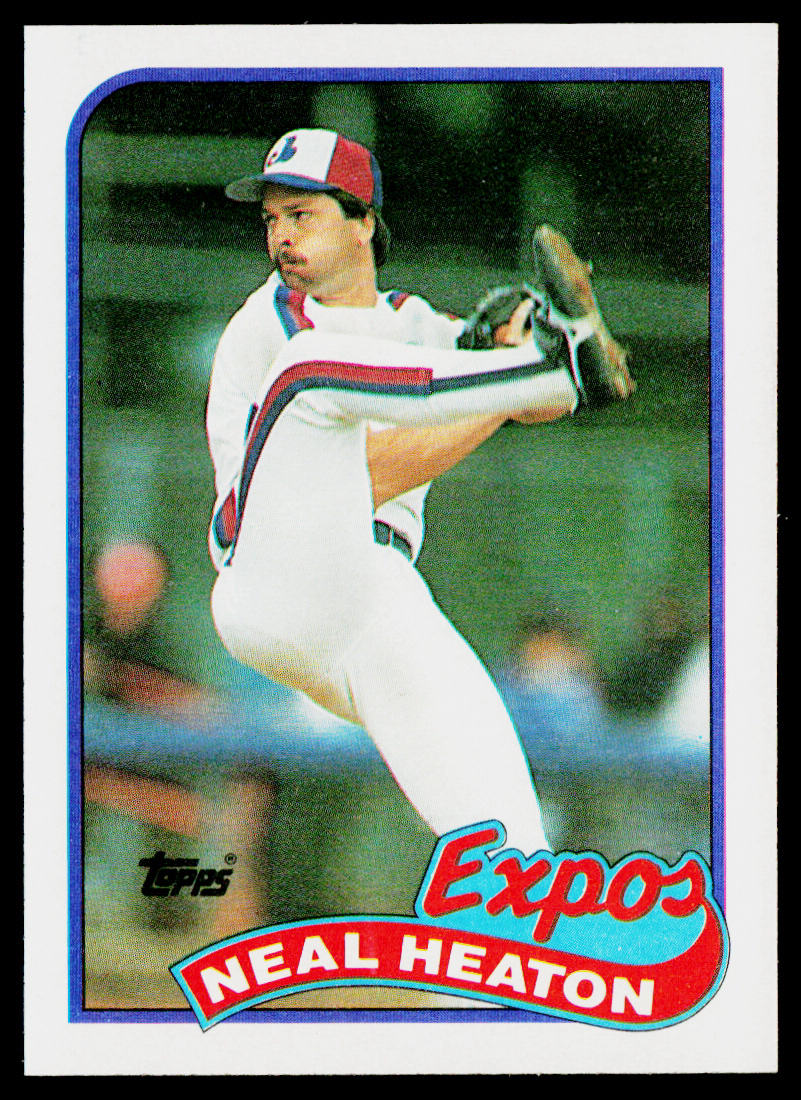 Neal Heaton 1989 Topps #197 Montreal Expos