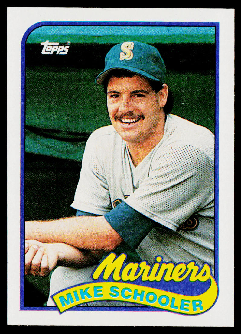 Mike Schooler 1989 Topps #199 RC Seattle Mariners