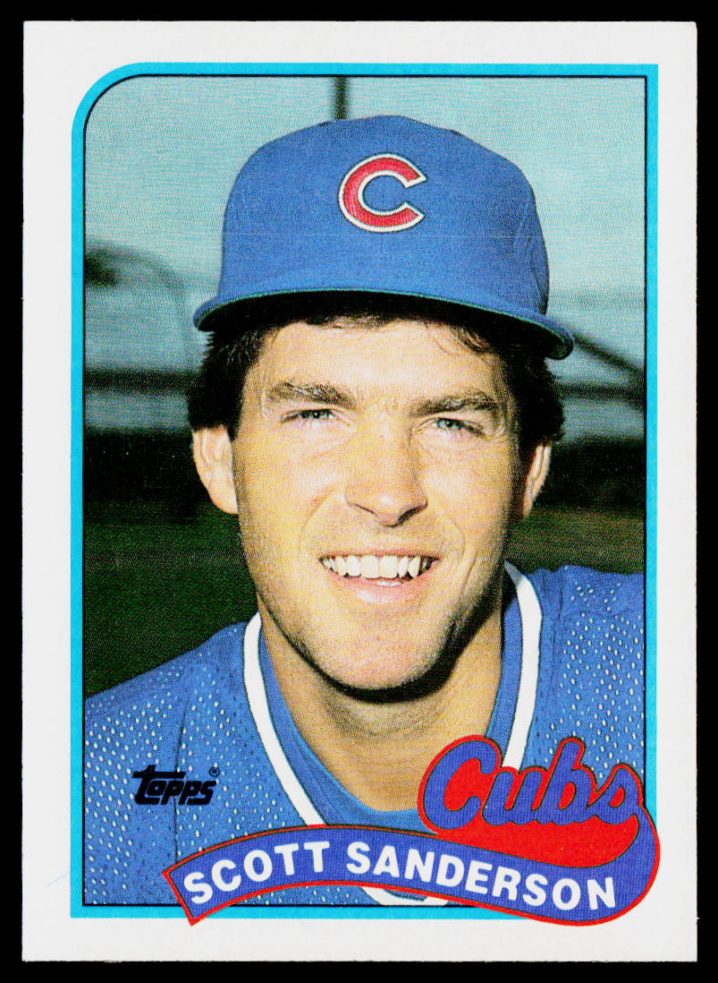 Scott Sanderson 1989 Topps #212 Chicago Cubs