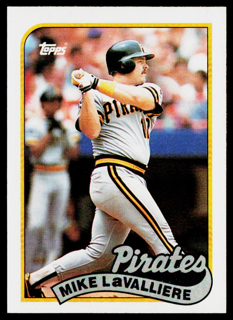 Mike LaValliere 1989 Topps #218 Pittsburgh Pirates