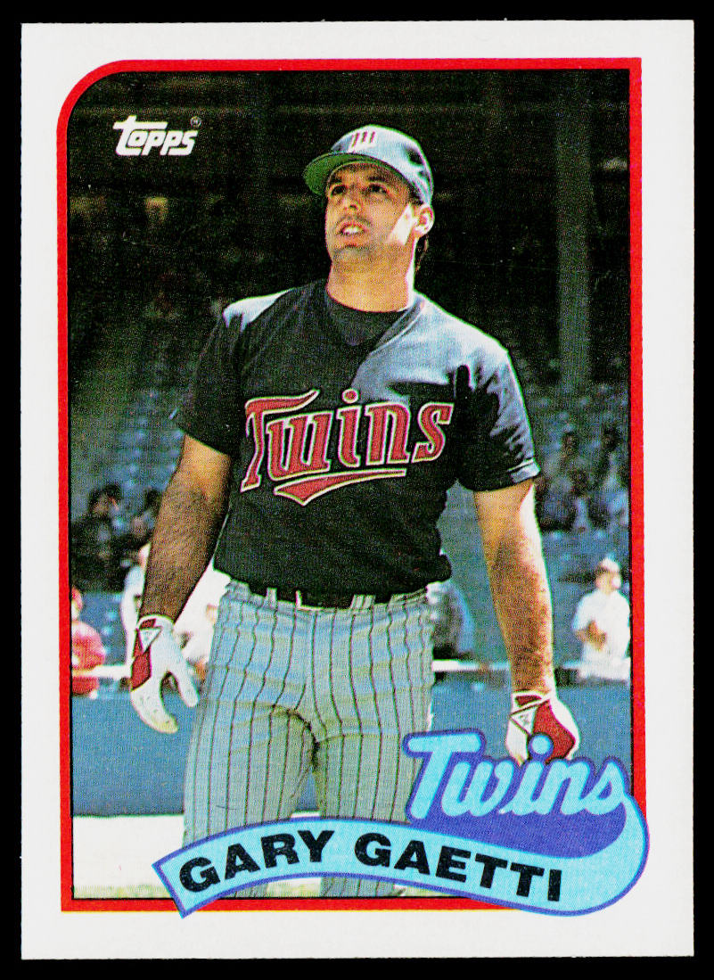 Gary Gaetti 1989 Topps #220 Minnesota Twins
