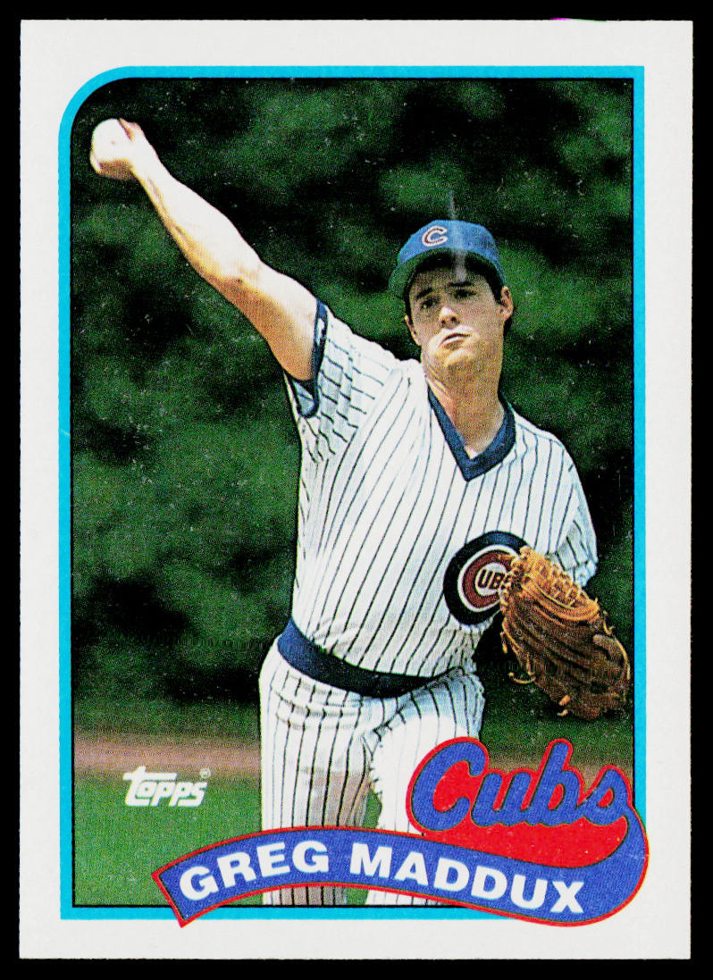 Greg Maddux 1989 Topps #240 Chicago Cubs