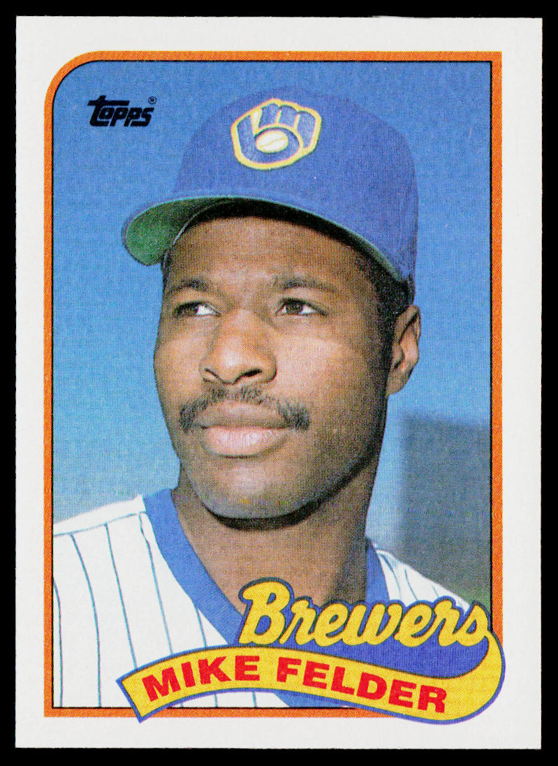 Mike Felder 1989 Topps #263 Milwaukee Brewers