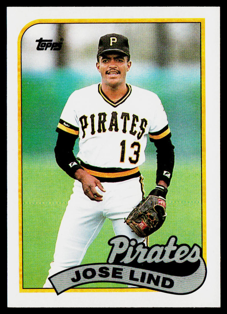 Jose Lind 1989 Topps #273 Pittsburgh Pirates