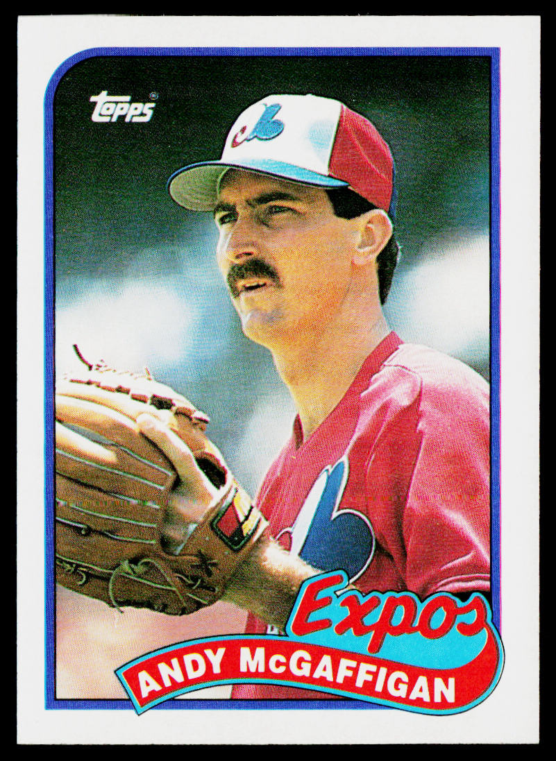 Andy McGaffigan 1989 Topps #278 Montreal Expos