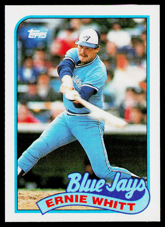 Ernie Whitt 1989 Topps #289 Toronto Blue Jays