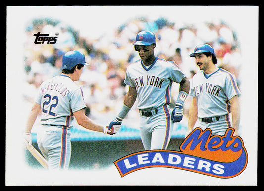 Mets Leaders 1989 Topps #291 New York Mets