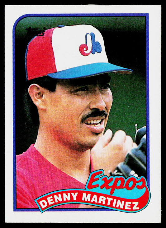 Denny Martinez 1989 Topps #313 Montreal Expos