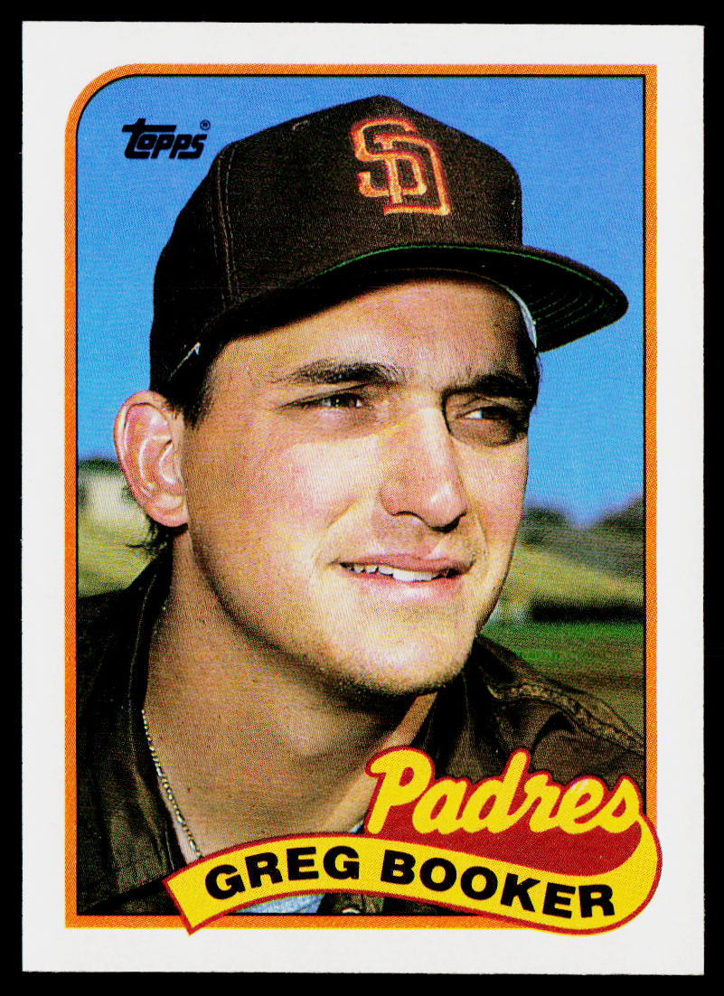 Greg Booker 1989 Topps #319 San Diego Padres