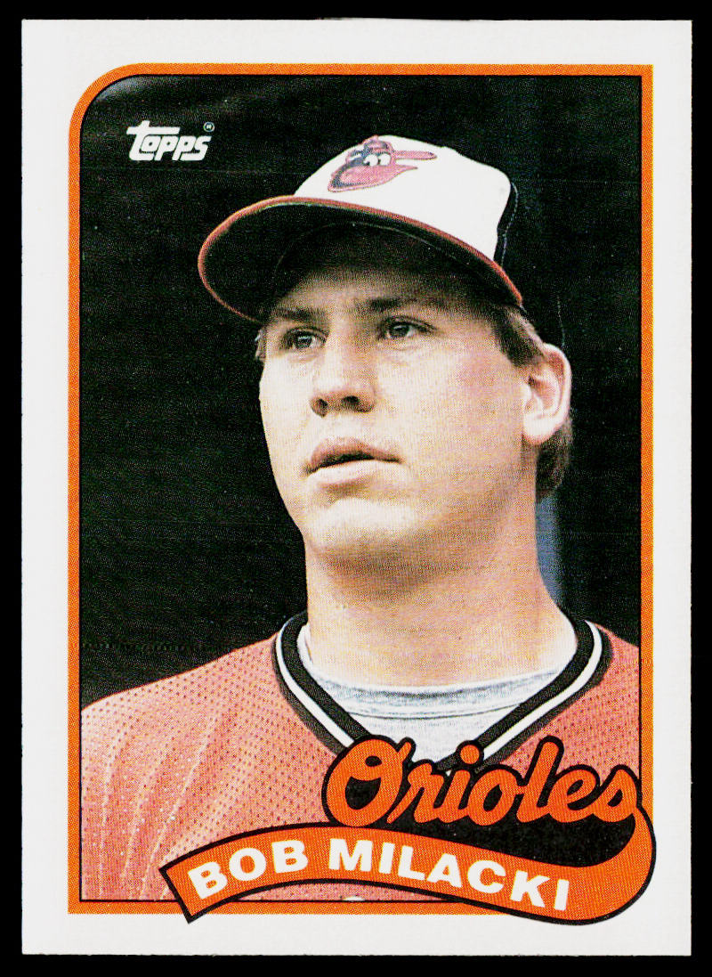 Bob Milacki 1989 Topps #324 RC Baltimore Orioles