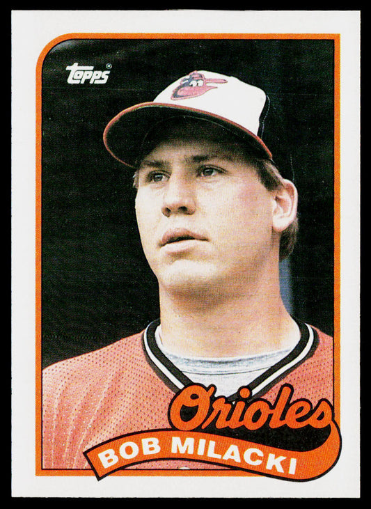 Bob Milacki 1989 Topps #324 RC Baltimore Orioles