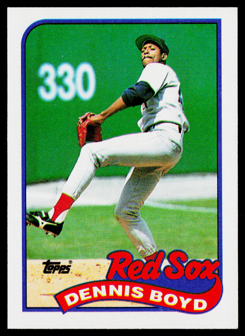 Dennis Boyd 1989 Topps #326 Boston Red Sox