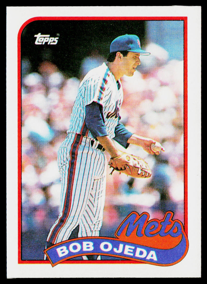 Bob Ojeda 1989 Topps #333 New York Mets