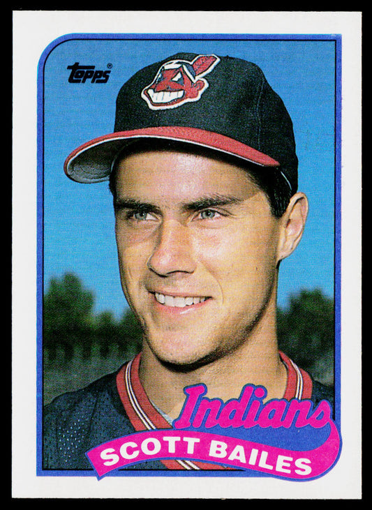 Scott Bailes 1989 Topps #339 Cleveland Indians