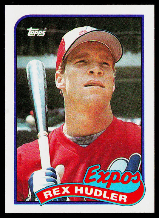 Rex Hudler 1989 Topps #346 Montreal Expos