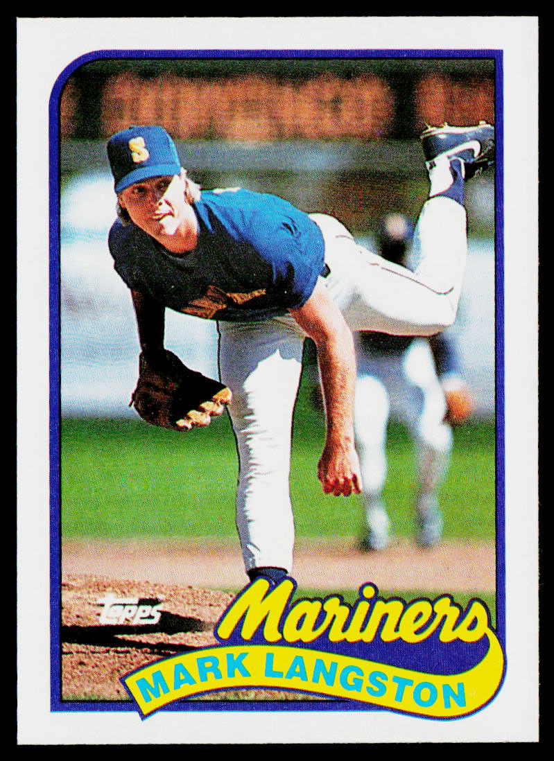 Mark Langston 1989 Topps #355 Seattle Mariners