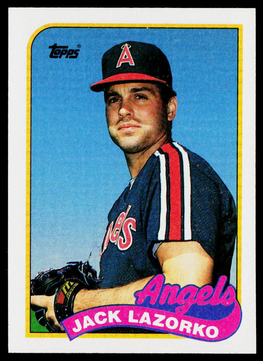 Jack Lazorko 1989 Topps #362 California Angels