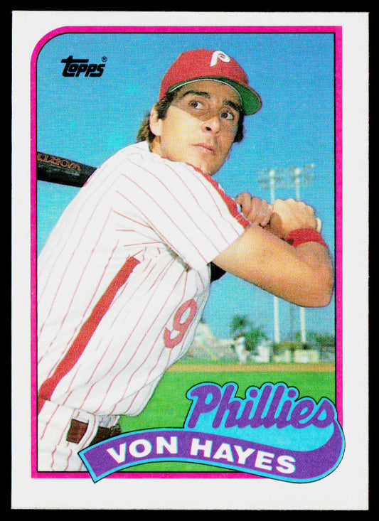 Von Hayes 1989 Topps #385 Philadelphia Phillies