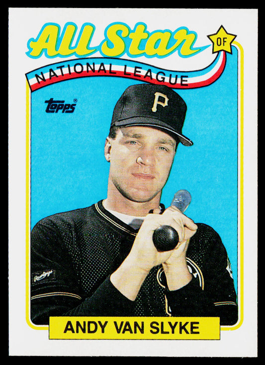 Andy Van Slyke 1989 Topps #392 Pittsburgh Pirates